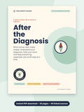 After the Diagnosis guide cover: a gentle guide for patients and families, 30-page instant PDF download